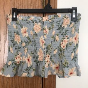 American Eagle Floral Tube Top